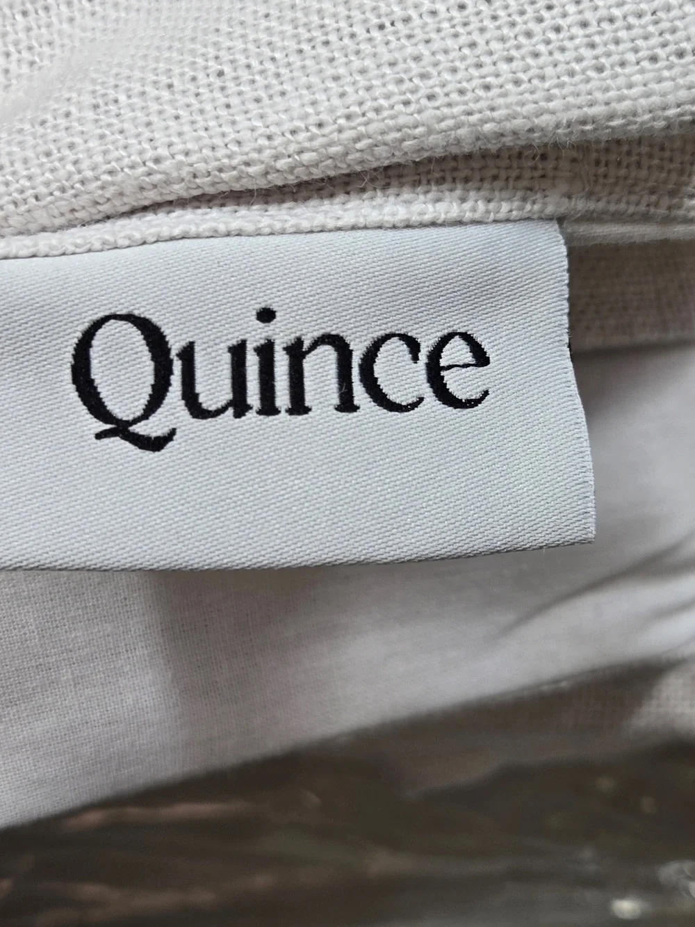 NWT QUINCE Set Of 2 48x84 Heavyweight European Linen Curtains Cloud 0101